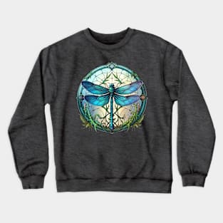 Stained Glass Butterfly Crewneck Sweatshirt